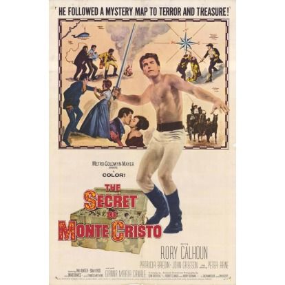 The Secret of Monte Cristo 1961 27x40 Movie Poster A  