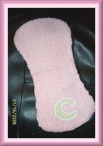 This listing is for one custom made monogrammed burp pad. As a recent 