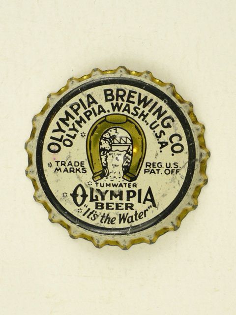 1940 Olympia Beer Cork Crown Washington Tavern Trove  