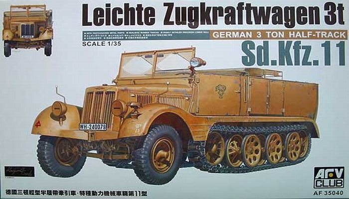 AFV Club 1/35 35040 Leichte Zugkraftwagen 3t Sd.Kfz.11  