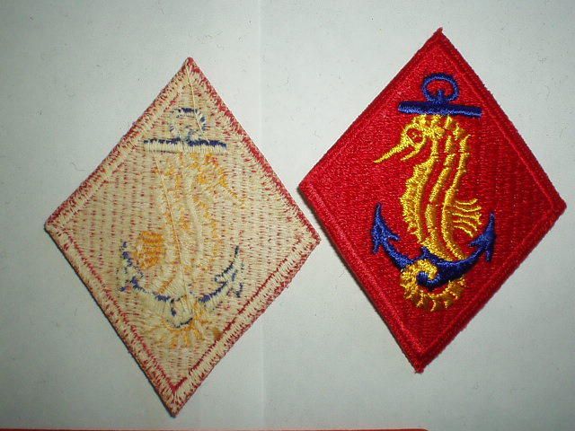 SHIPS DETACHMENT  USMC* Patch Vintage *WW2 x1  