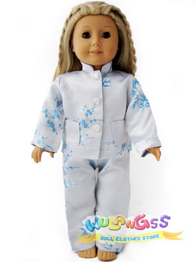 Handmade Chinese Pajamas fits 18 American Girl doll  
