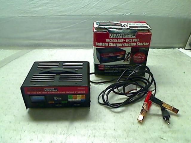 10/2/55 AMP, 6/12V BATTERY CHARGER/ ENGINE STARTERS  