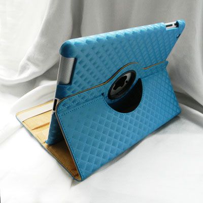 iPad 2 360° Stylish Rotating Magnetic Leather Case Smart Cover With 