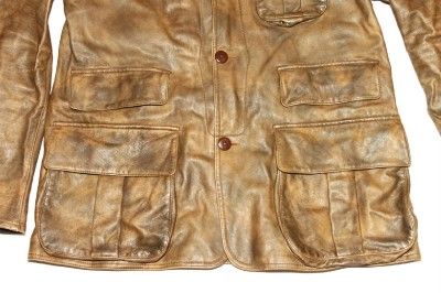 Ralph Lauren Polo Wmns Vtg Leather Jacket Lrg NWT $1298  