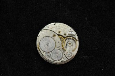 VINTAGE 12S ELGIN OPEN FACE POCKET WATCH MOVEMENT RUNNING  