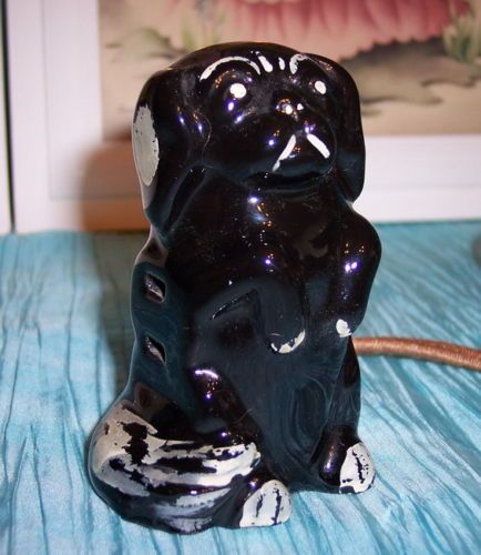 Vintage RARE ALEC TRI PUP Pekingese Dog Wired Outlet  