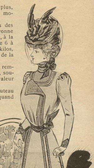 ORIGINAL MODE PRATIQUE Oct 15,1898 with PATTERN  