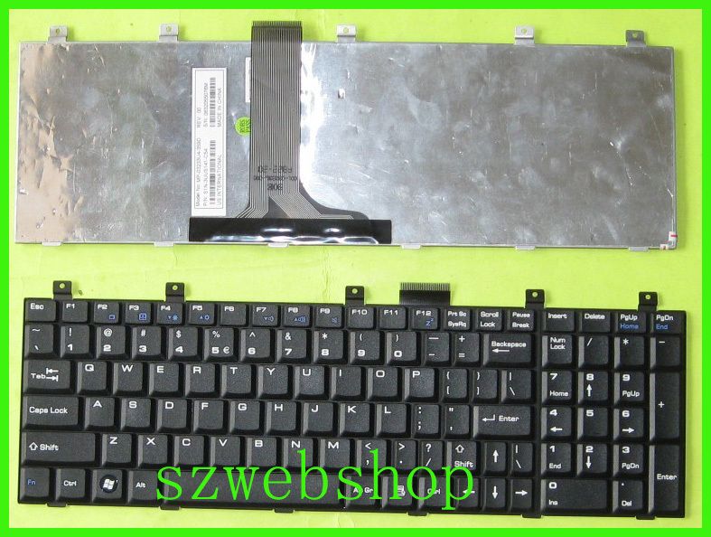 MSI GX620 MS 1651 GX630 MS 1652 GX640 US Keyboard new  