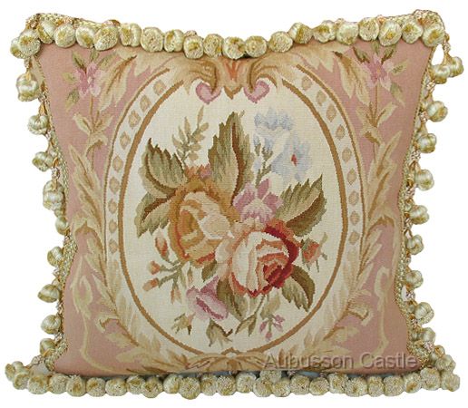 aubusson pillow cushion 16x16