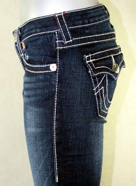 True Religion Jeans Brand JOEY BIG T DK pony express SIZE 26 10503NBT 