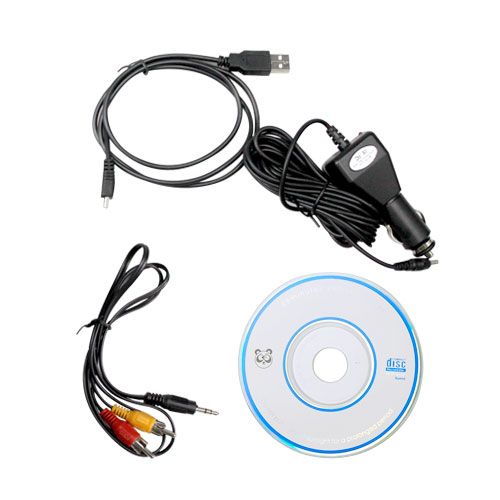 Wide Lens Car Camera DVR Accident Video Audio Recorder + 4G SD Card 