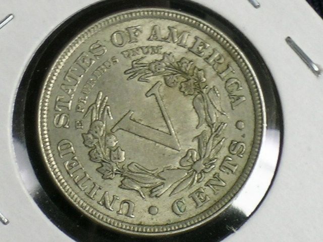 1883 Sharp WITH Cents Liberty Nickel (0212 102)  