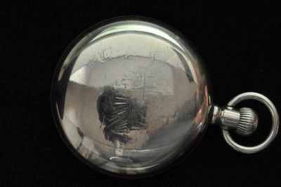 VINTAGE 18S HAMPDEN SIDEWINDER ANCHOR IN SHIELD POCKETWATCH KEEPING 