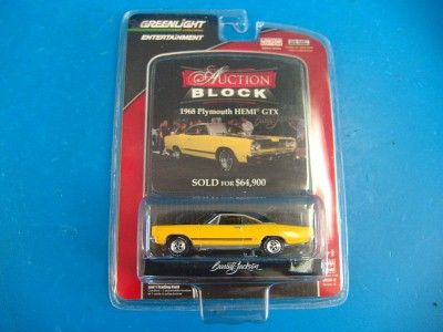 GreenLight Plymouth 1968 GTX Hemi Barret Jackson 1/64  