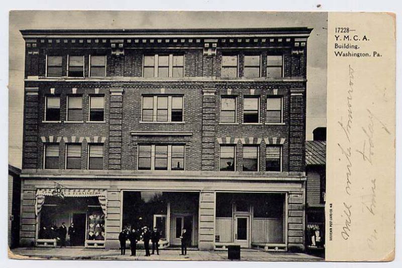 1902 WASHINGTON PA Department Store YMCA Building PC  