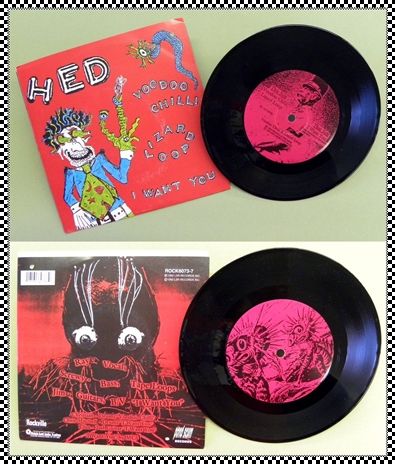 HED, Voodoo Chilli, 7 Inch Promo Single EP, Rockville Records ROCK6073 