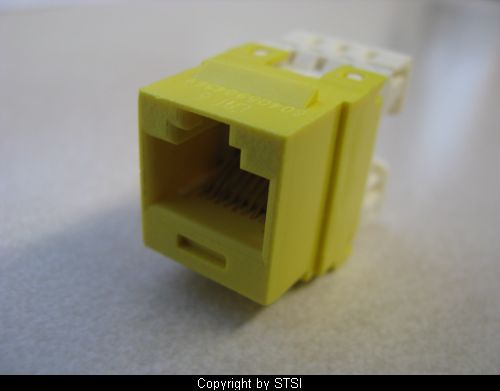 Panduit NetKey NK688MYL Cat6 Jack Module, Yellow ~STSI  