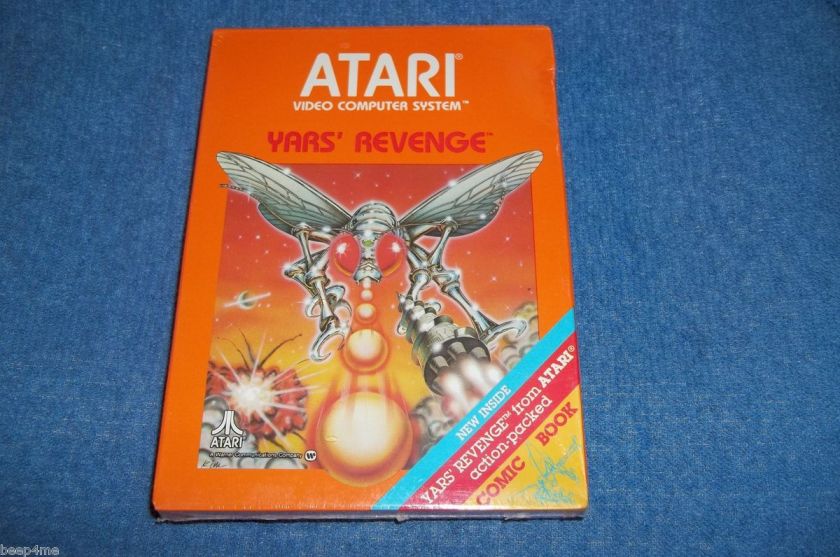 BRAND NEW ATARI 2600 YARS REVENGE IN SEALED & SHRINK WRAPPED PACKAGE 