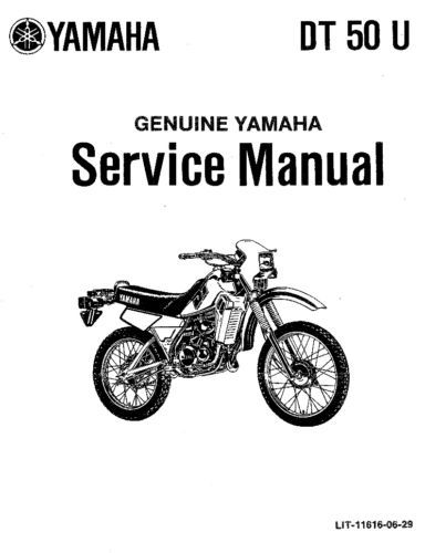 Yamaha DT50 DT 50 DT 50 Service Manual Repair 88   94  