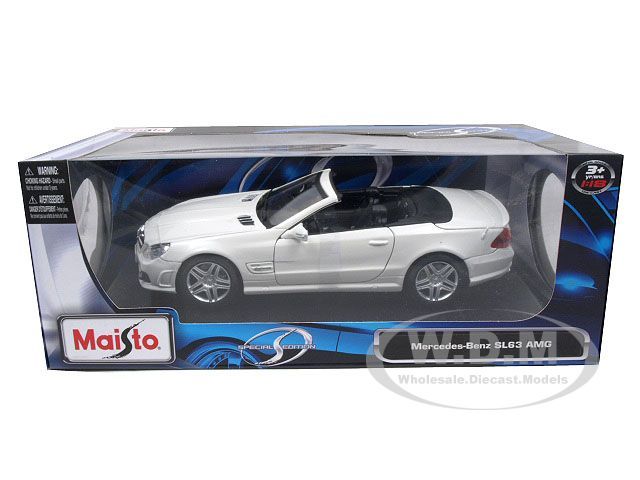 Brand new 118 scale diecast car model of 2011 Mercedes SL63 SL 63 AMG 