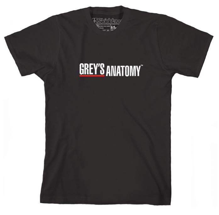 GREYS ANATOMY LOGO T SHIRTS TV SERIES NEW BLACK COTTON  