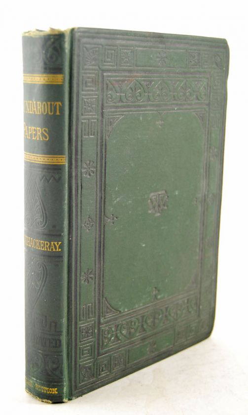   Works of W.M.Thackeray 1879 Roundabout Papers Illus vol XXII  