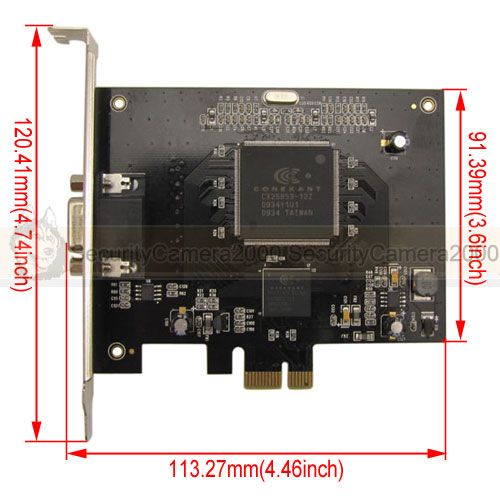 8CH RealTime 240fps Full D1 High Quality PCI E DVR Card  