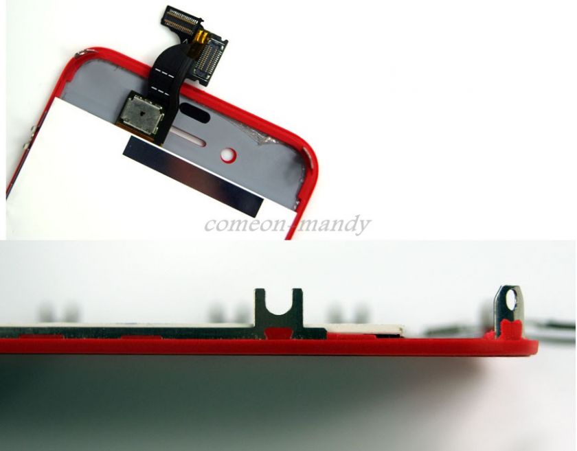 iPhone 4G Replacement LCD Display+Touch Screen Digitizer Assembly Red 