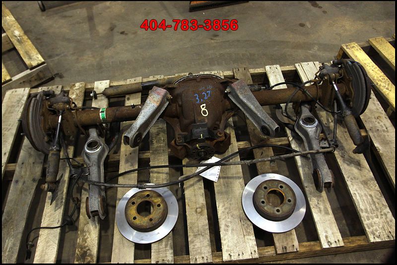 94 95 1994 1995 FORD MUSTANG 8.8 DISC BRAKE REAR AXLE END ASSEMBLY 3 