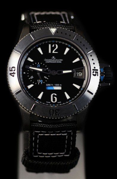 JAEGER LE COULTRE MASTER COMPRESSOR DIVING GMT TI MENS Q187T770 RRP £ 