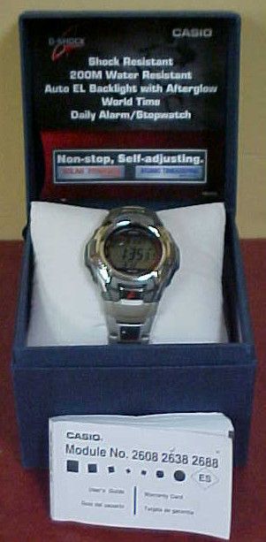 Mens Casio Module No.2638 MT G Digital Watch  