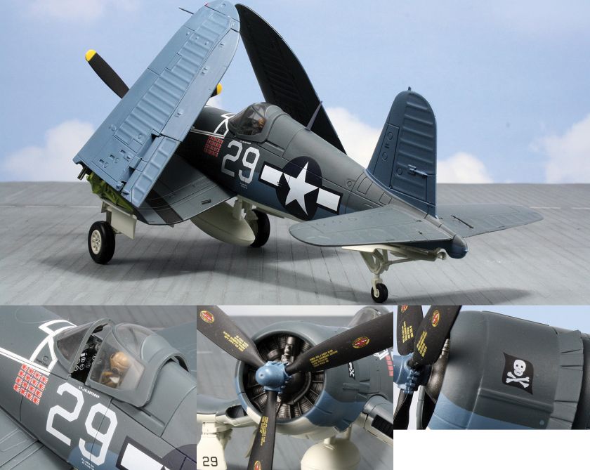   HA8201 F4U 1A Corsair White 29 1/48 Diecast Model ~ Ships FREE