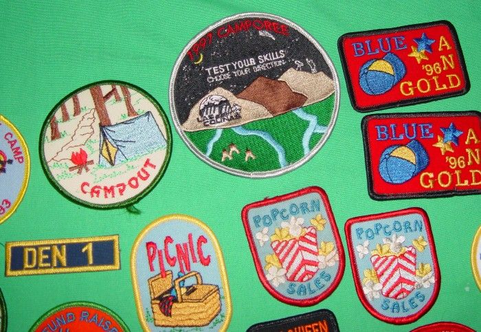 CUB & BSA. VINTAGE BOY SCOUT PATCHES CAMPOREE 16 LOT  