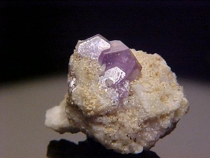 CLASSIC PURPLE Apatite Crystal HARVARD QUARRY, MAINE  