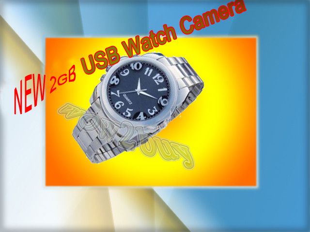 NEW 4GB USB 2.0 Color 300,000 pixels Watch Camera