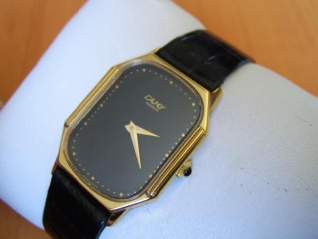 ELEGANT NOS 1970S CAMY GENEVE MANUAL GP MENS WATCH  