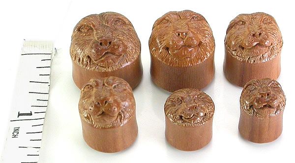 NICE BEAR Saba Wood Plug Natural Ear Price Per 1  