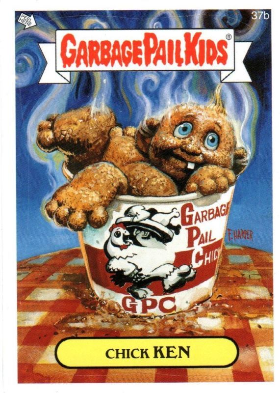 Garbage Pail Kids ANS 7 CHICK KEN 37B  