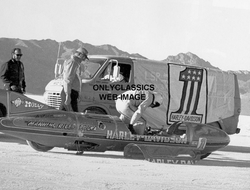 1970 RAYBORN RACING HARLEY DAVIDSON BONNEVILLE UT PHOTO  