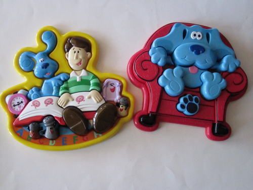 Blues Clues 3D Plastic Puzzles Steve Salt Pepper Blue  