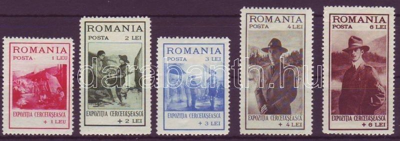 Romania Stamp Mi 413 417 1931 Scout WS78430  