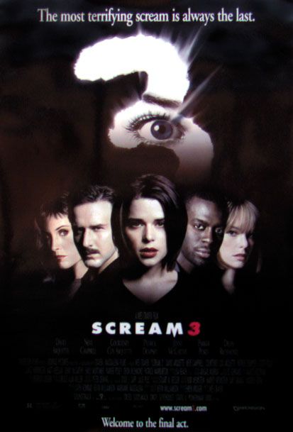 SCREAM 3   MOVIE POSTER (REGULAR) (SIZE 27 X 40)  