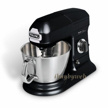 Viking VSM500BK 5 Quart 800 WATT Stand Mixer Black & Stainless NEW 