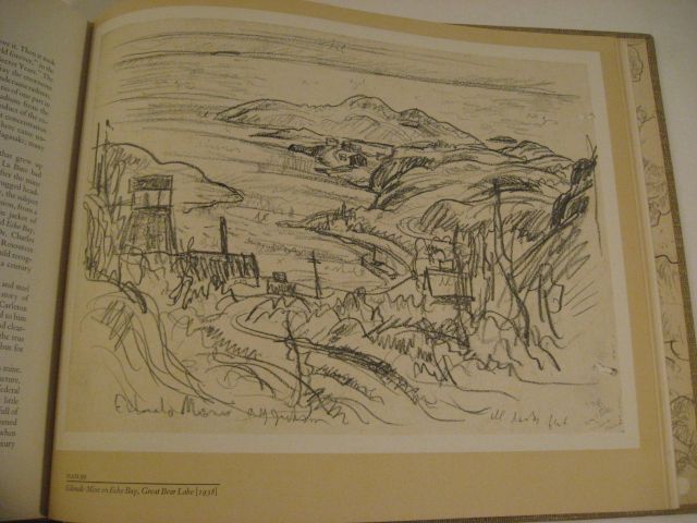 1968 A.Y. JACKSON PENCIL ILLUSTRATIONS OF RURAL CANADA  