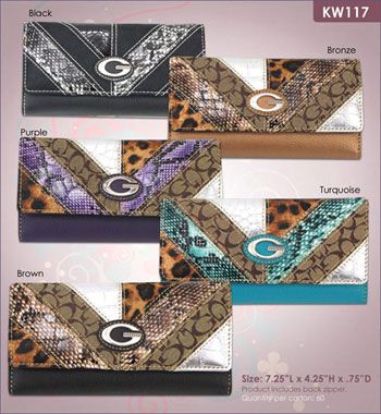 WHOLESALE 40 LOT DESIGNER INSPIRED WALLET CHECKBOOK TRI FOLDED NEW W 