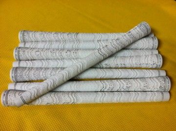 NEW COBRA Golf Pride Multi Compound 360 WHITE Wood Iron Grip SET OF 8 