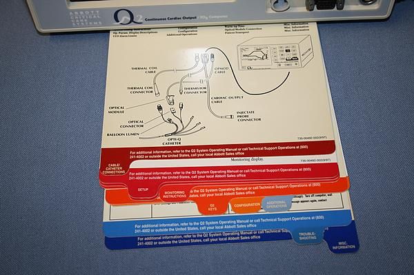 Abbott Critical Care Systems Patient Monitor  