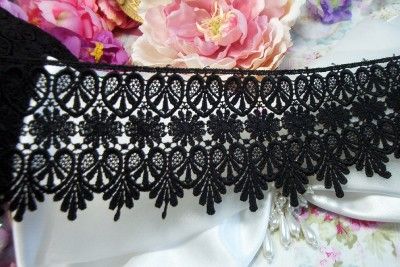 Absolutely~Beautiful ~ Black ~Venise Lace ~ Trim ~Dolls  