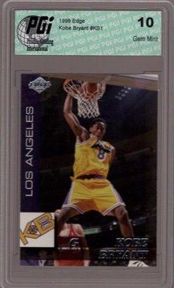 KOBE BRYANT 1999 Edge Insert Card #KB1 PGI 10 LAKERS  